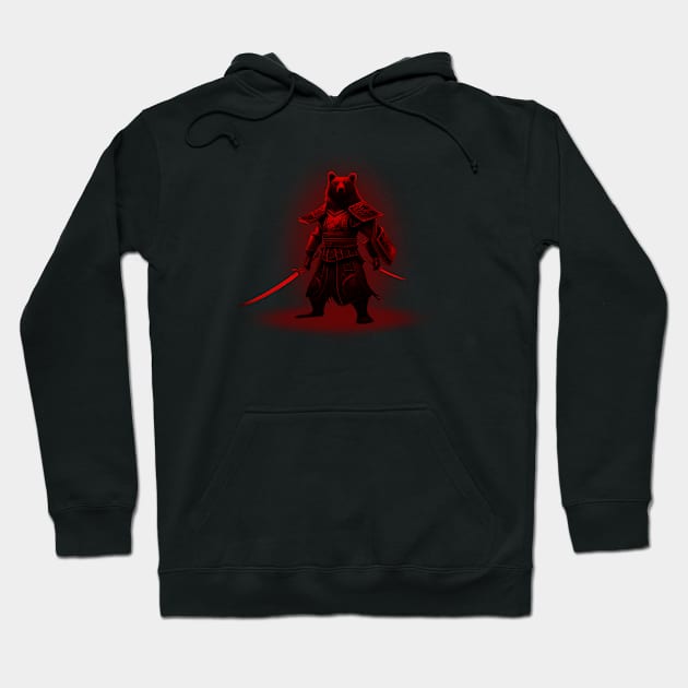 Samurai Bear Hoodie by DUSTRAGZ